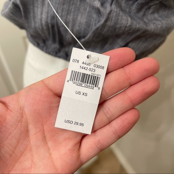 Aerie Denim Blue Crop Top - Picture 4 of 4